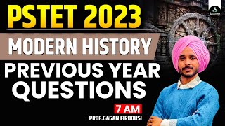 PSTET 2023 | MODERN HISTORY | PREVIOUS YEAR QUESTIONS | Gagan Sir | Result Guru