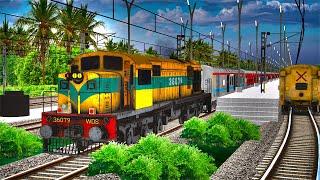 Realistic Train Shunting on Konkan Railway 🚂 | Epic Indian Train Simulator MSTS Gameplay!