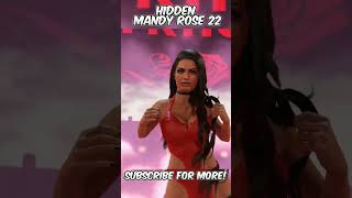 Hidden Mandy Rose 22' Found In WWE 2K23! #shorts #viral #wwe2k23