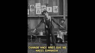 Cuando hace años que no haces gimnasia - Escena cómica Charles Chaplin