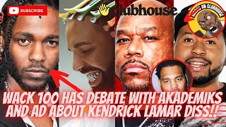 Wack 100 Debates Kendrick Lamar Diss Track with Akademiks & Compton AD‼️”Track Was Mediocre”⁉️💨💯🍿