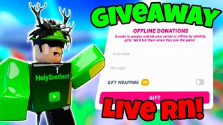 💸Donating Robux💸PLS Donate💸🔴LIVE🔴| GOAL: 1.4M Raised (Road To 11K Subs!)