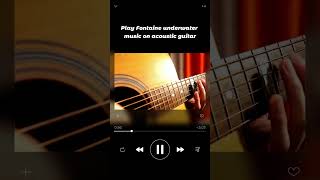 Play Fontaine underwater music on acoustic guitar #GenshinTheme #GenshinImpactfontaine