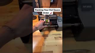 Packing hot sauce order 🌶️ (🎥: u/elijahsxtreme)