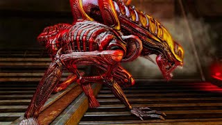 Aliens vs. Predator: Requiem Red Genocide Alien Warrior Cutscenes in ALIENS VS PREDATOR³ 4K