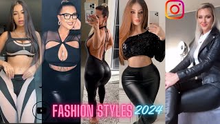 Top 5 Leather Leggings Outfit Styles Of The Day | How To Style Leggings Fashion Ideas | GRWM Blog