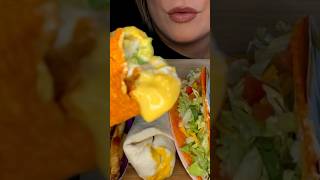 Nacho cheese taco #asmr #food #taco