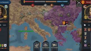 European War 7. Easy way to defeat Byzantium Empire in conquer map.