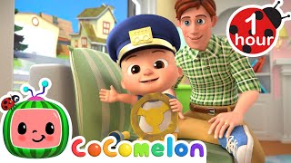 JJ Wheels on the Bus Song | CoComelon and Little Angel Nursery Rhymes