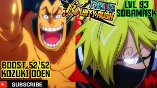 5* SOBAMASK Gameplay & EX Kozuki Oden in EX Shanks Era ( Film Red ) One Piece Bounty Rush 2022 HD