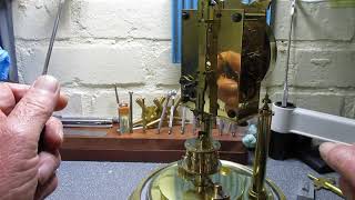 Setting up Gustav Becker Torsion clock