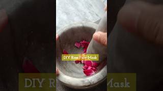 Satisfying Rose Mask🌹❤️ #rosefacepack #diyskincare #viralasmr #shortsfeed