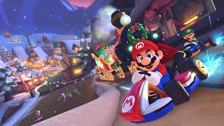 La Nueva Pista de Mario Kart 8 deluxe es NAVIDEÑA #mariokart #nintendo #navidad