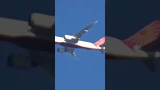 Air India Boeing 787-8 [VT-ANG] morning flypast from BOM [AI129] #shorts #airindia #flight #mumbai