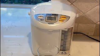 Zojirushi 586361 CV DCC40XT America Corporation Ve Hybrid Water Boiler And Warmer Review