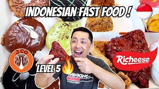 BEST FAST FOODS in Indonesia! 🇮🇩 Trying Richeese Factory & J.CO Donuts For the First Time!