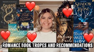 Romance Book Tropes and Recommendations!