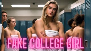 Crossdressing Stories: Sneaking Into a College Dorm Shower as a Fake College Girl