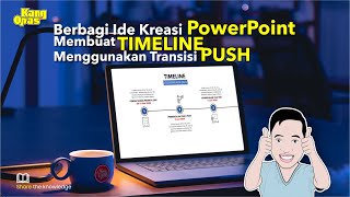 Kreasi PowerPoint:Transisi Push_Membuat Timeline