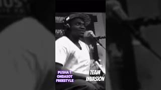 “WE NEED BARS!” Pusha T delivers… #music #pushat #clipse #drake #djgreenlantern #teaminvasion