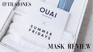 OUAI TREATMENT MASQUE X SUMMER FRIDAYS JET LAG MASK REVIEWS | WORTH THE HYPE? | TILLY JONES