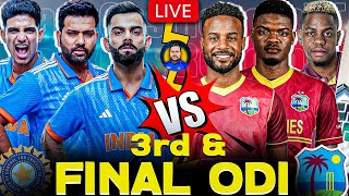 🔴LIVE : West Indies vs India - 3rd ODI Brian Lara Stadium - Cricket 22 - blackops rebornyt