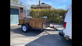 Step-by-step 5' x 8' utility trailer build