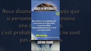 Conseils d'Or de Bill Gates sur la créativité #shorts #citations #citationsinspirantes