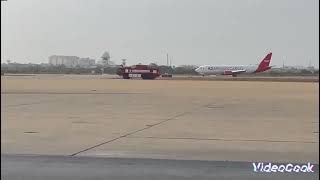 k2 airways 737-400sf landing in karachi International Airport 🛫