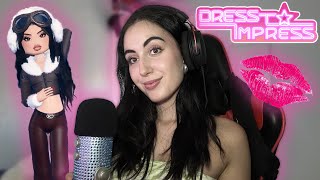 ASMR EN ESPAÑOL // JUGANDO A DRESS TO IMPRESS💅🏻👸💄💋(very demure!)🫣 #asmr