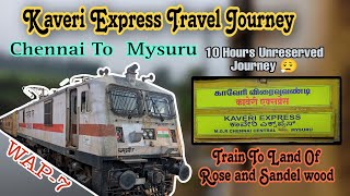 KAVERI EXPRESS Journey !! Train to Land Of Sandalwood !! 10 Hrs UR Journey ! Explore Wide With Maddy