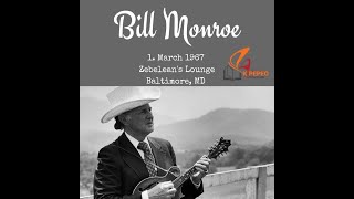 Bill Monroe and his Blue Grass Boys - Six White Horses (live) - 1967