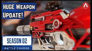 Season 2 HUGE NEW WEAPON UPDATE! Apex Legends