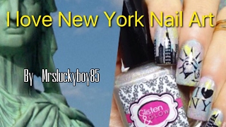 I love NY nail art - by Mrsluckyboy85