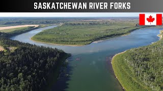 Saskatchewan River Forks - Exploring Northern Saskatchewan on Motorcycle