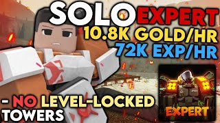 Most OP Beginner Solo Expert Strategy | Tower Defense X