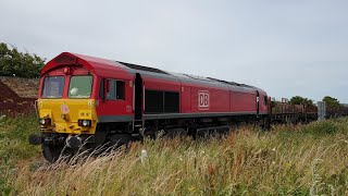 Extremely Rare! Class 66 freight train on Hendon Dock Branchline