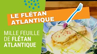 Mille-Feuille de flétan atlantique au confit de poireau - Recette Fourchette bleue