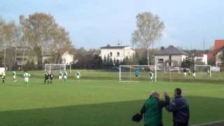 Janina Libiąż - Dalin Myślenice - gol na 1-0