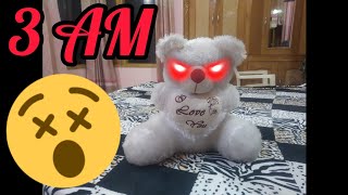 I found killer teddy in my room at 3AM *it attacked me* OMG (Not clickbait) MUST WATCH