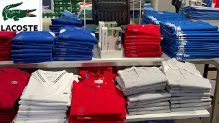 LACOSTE OUTLET STORE~t Shirt on Sale and Shoes Store Walkthrough