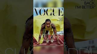 Shacarri Richardson Covers Vogue Magazine’s August issue in Ralph Lauren #shacarririchardson #Vogue