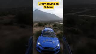 crazy driving on Subaru #xbox #crazy #forza #forzahorizon5 #shorts #short