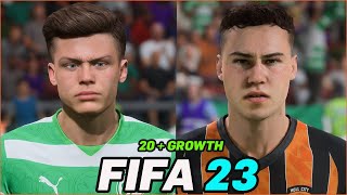 FIFA 23 |  20 + GROWTH PLAYERS WITH REAL FACES