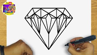 HOW TO DRAW A DIAMOND