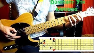 Dominant 7th Arpeggio Guitar Lesson