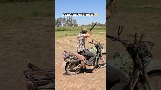 Motorbike archery vs Horseback - which is better? #archery #bow