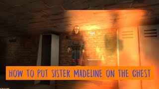 Evil Nun. How to put Sister Madeline on the chest.