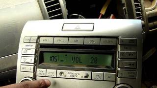 FORD RANGER CD/MP3 PLAYER PANASONIC US16 66 DSXA/CQ-EM8670TA