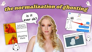 Is ghosting ever ok? Why can't we communicate? 👻